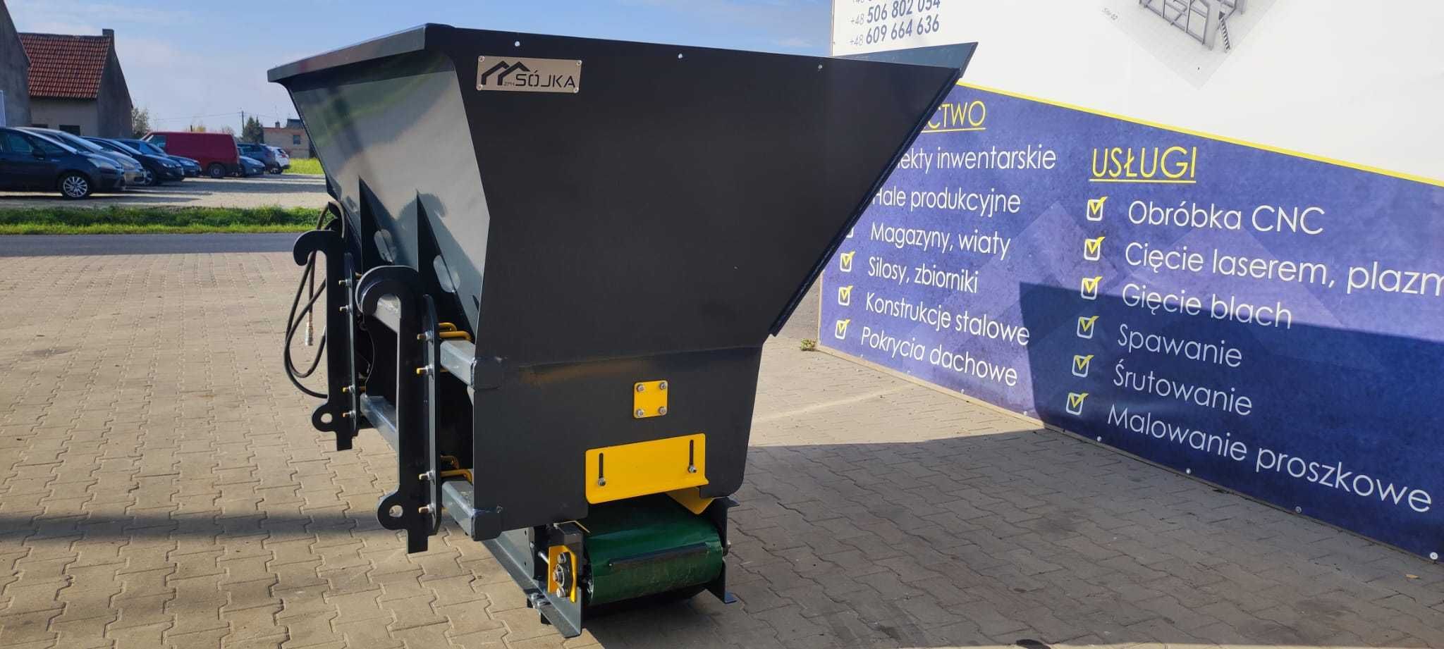 Łyżka szufla do separatu, ścielenia, ścielarka, euro, JCB, Manitou