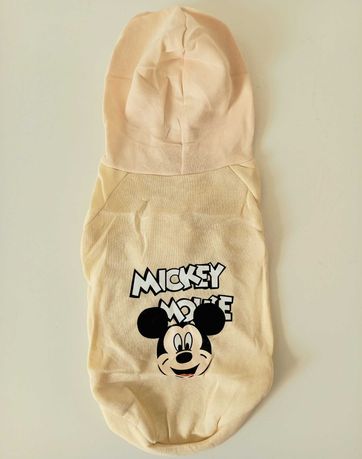 Bluza z kapturem dla psa ubranko Disney Myszka Mickey roz. M