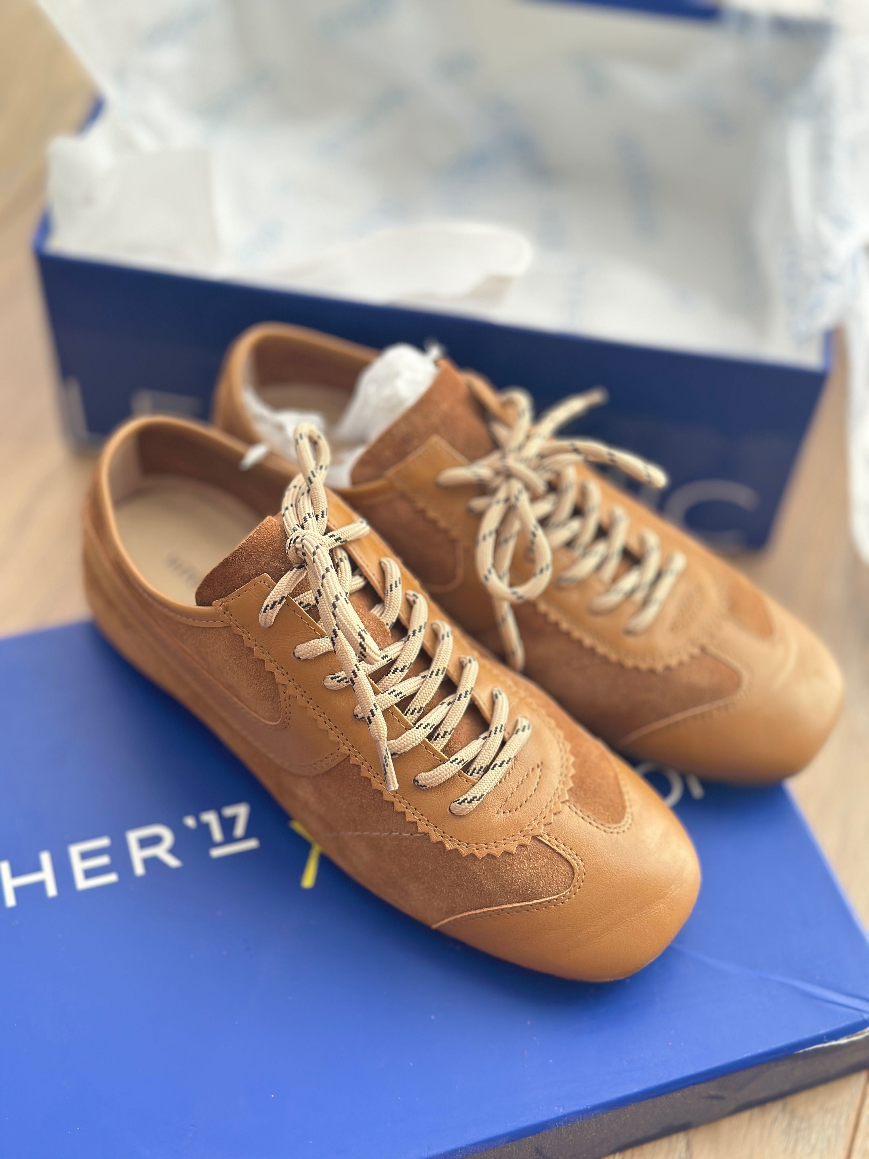 Кеди Cher17 Intertop, шкіряні, карамельні