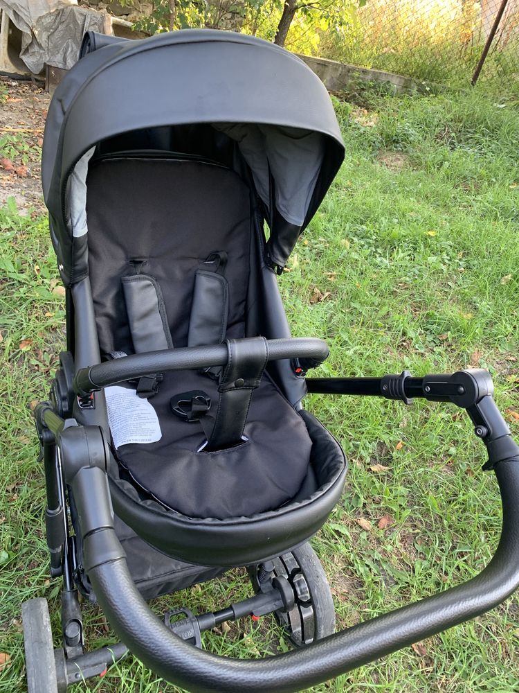 Коляска Baby Merc Piuma 3 в 1 еко шкіра