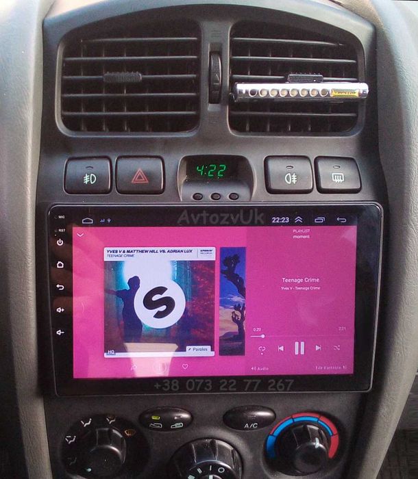 Магнитола HYUNDAI Santa Fe IX 45 GPS Tesla USB ix45 CarPlay Android 14