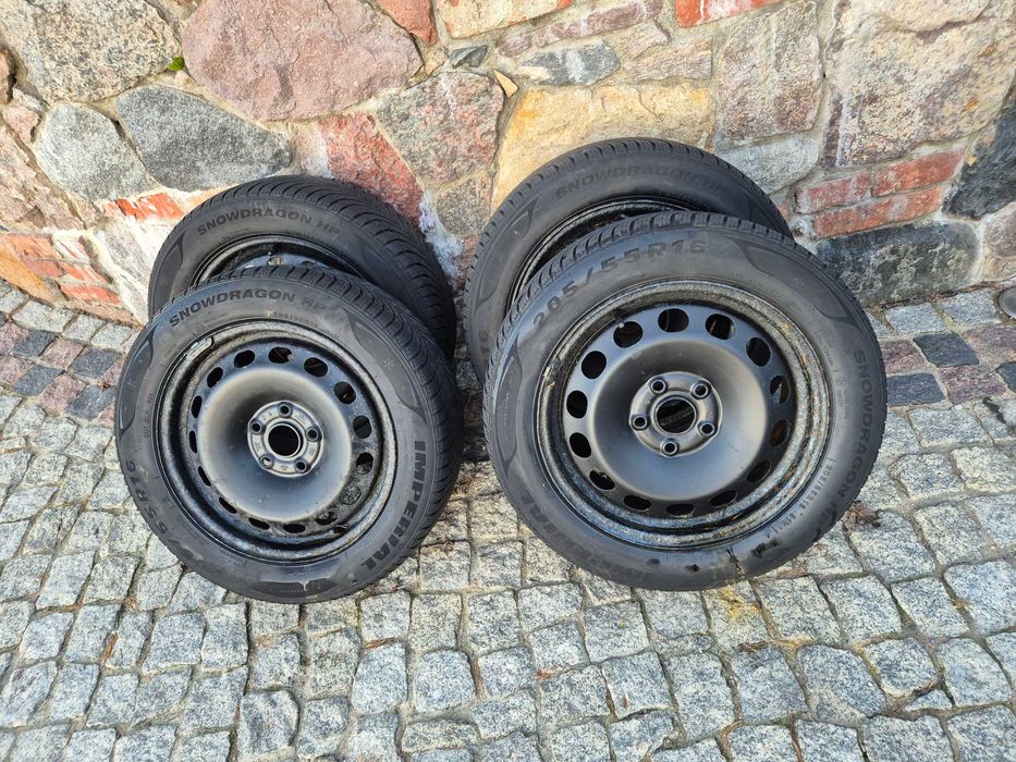 AUDI A4 B5 B6 B7 A6 C5 PASSAT B5 koła zimowe r16 5x112 205/55r16 KPL