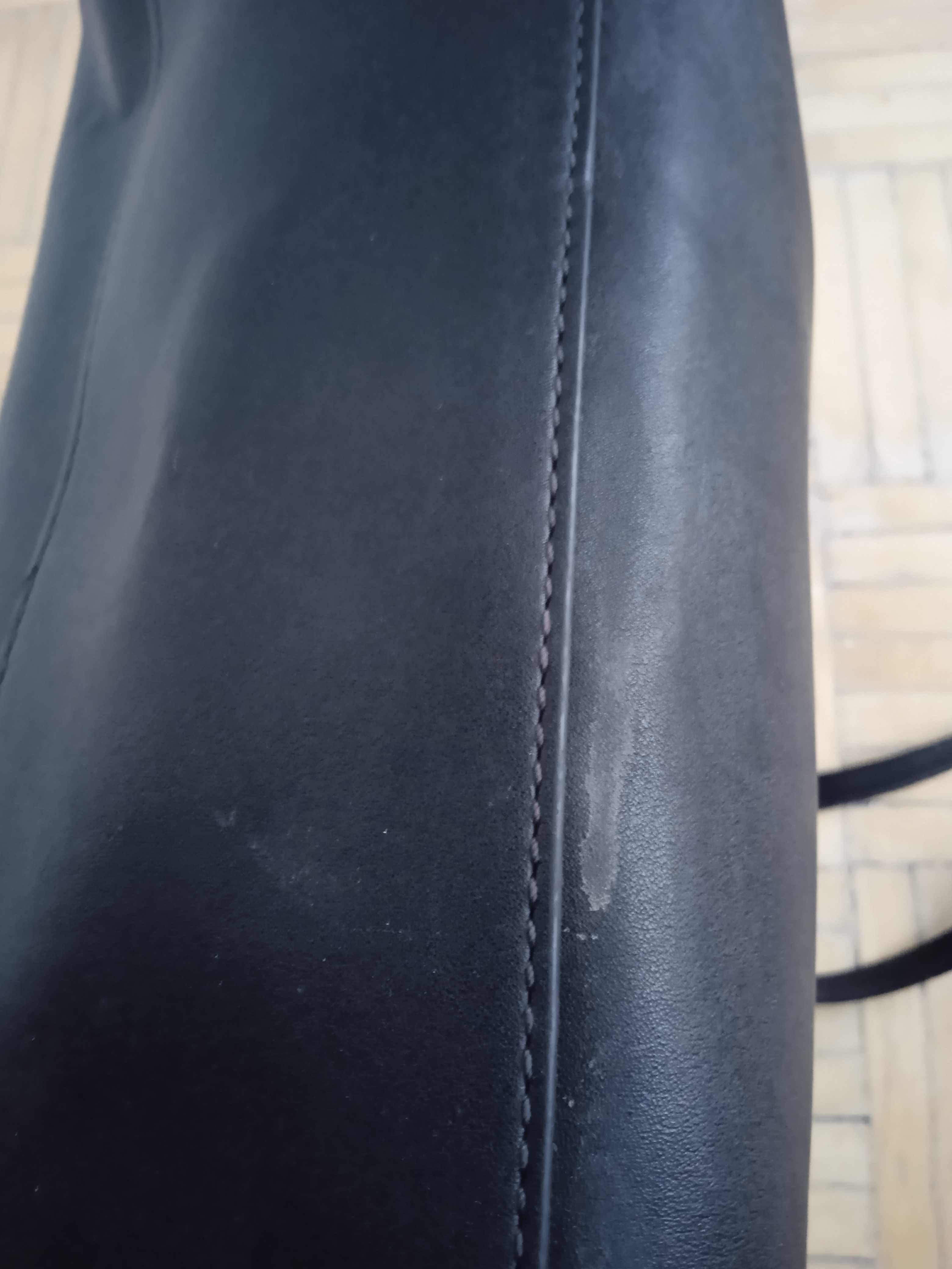 torba shopperka  Calvin Klein Jeans kolor czarny na suwak