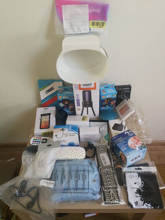 Duży zestaw nowych przedmiotów elektronika zabawki wyprzedaż mix