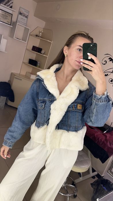 Продам осінь весна джинсова куртка джинсовка