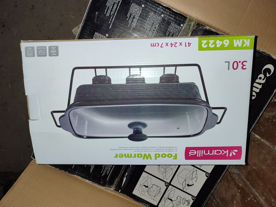 Марміт Kamille керамічний 3л зі скляною кришкою та металевою підставко