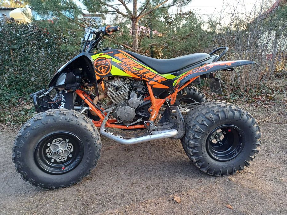 Yamaha raptor 250R zarejestrowany
