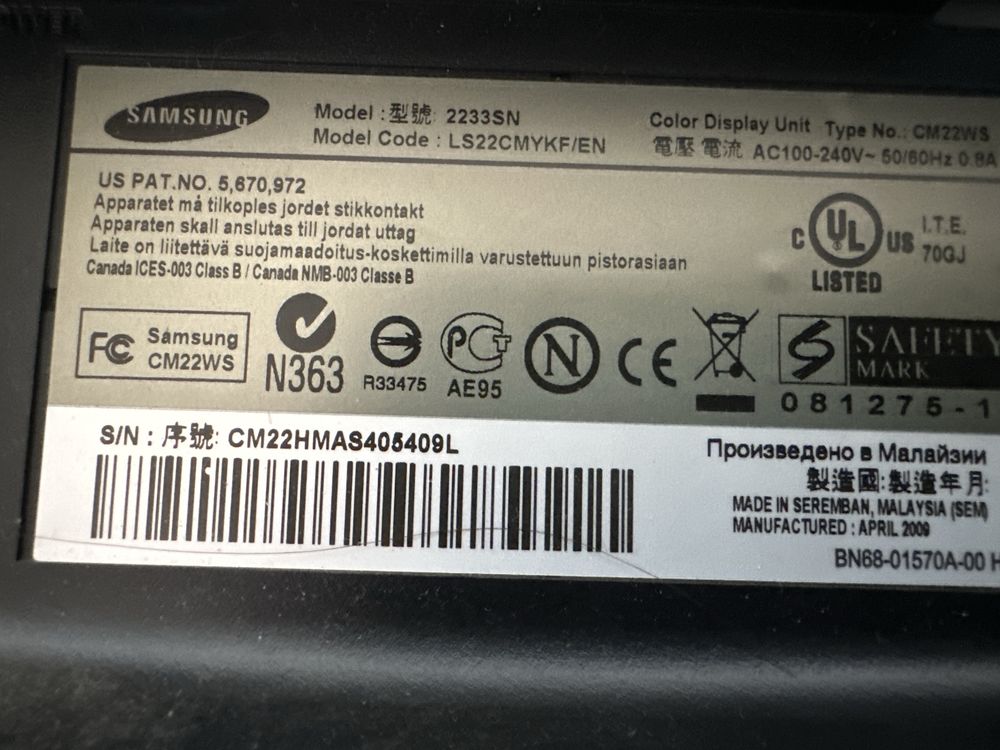 Monitor para pc samsung