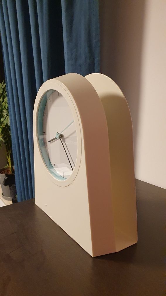 Zegar z IKEA w obudowie metalowej, JAK NOWY