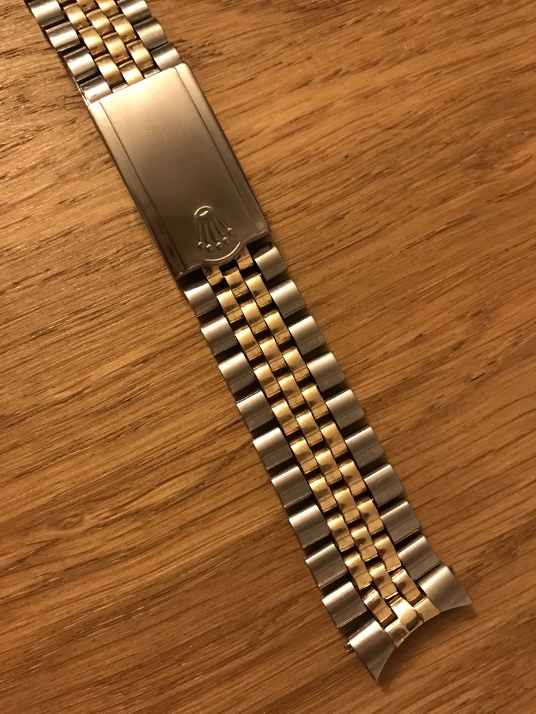 Rolex bransoleta 19 mm stal / złoto 14K