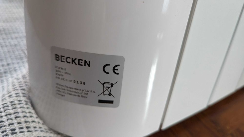 Aquecedor Emissor Térmico BECKEN 1500 W