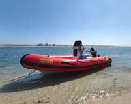 Semi-rígido Humber 4,50 m motor  50 CV a 2 T registado em classe 4