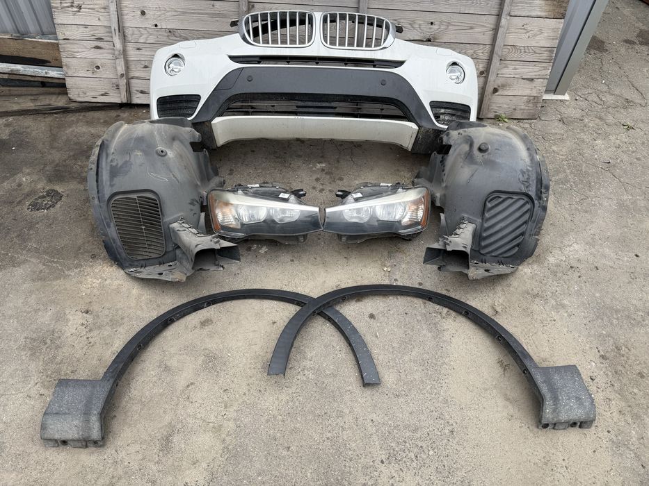 Бампер фари підкрилки капот крила бмв ф25 lci