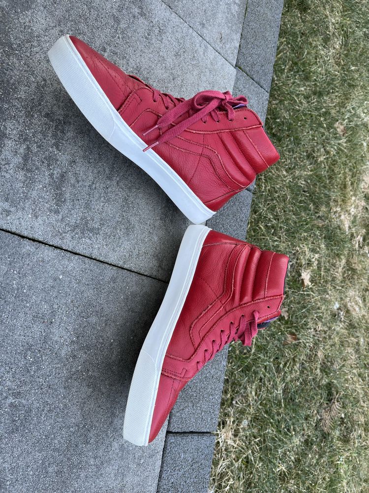 Vans r. 42 buty wysokie sneakersy skorzane