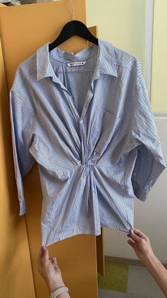 Блакитна рубашка Zara
