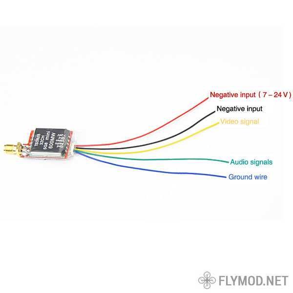 Видео передатчик для FPV TS5828S mini 600 mW на 32 канала 5.8G
