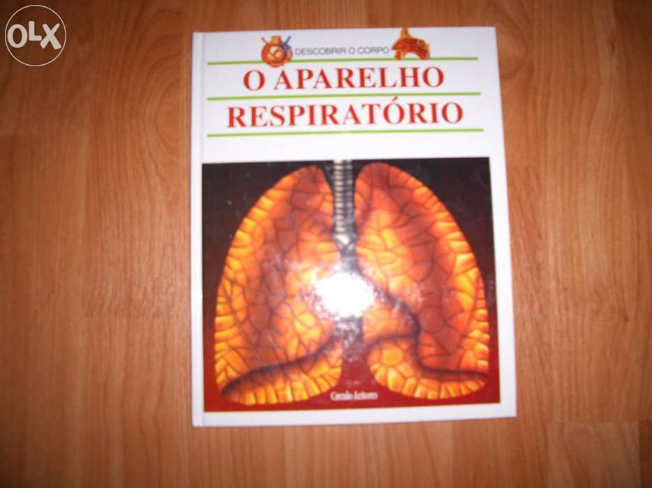 Livro o aparelho respiratório para crianças capa dura