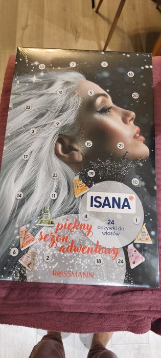 Kalendarz adwentowy Isana maseczki, maski do włosów