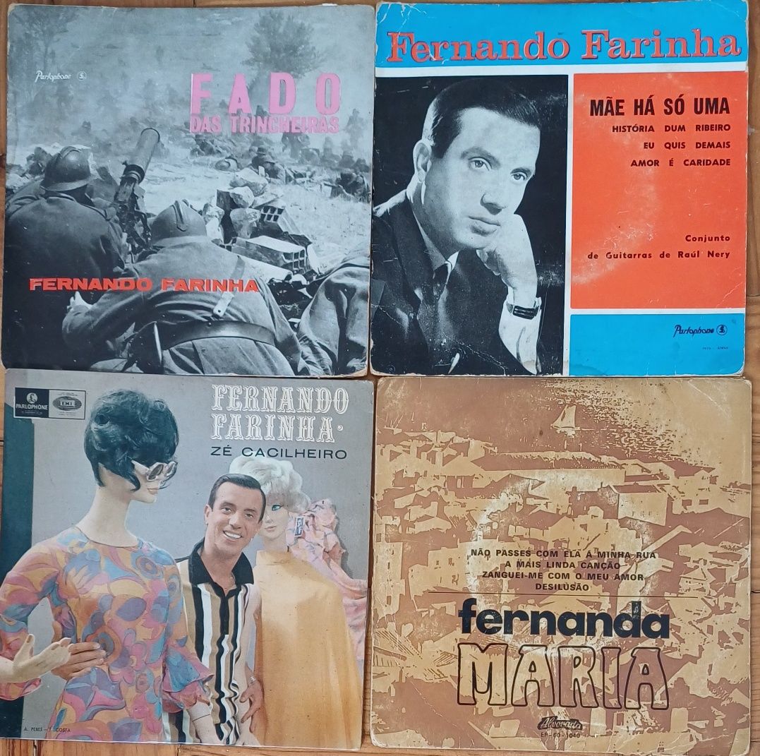 Fado Discos 45 rpm antigos