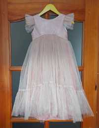 Сукня пудрового кольору, розмір 116-122