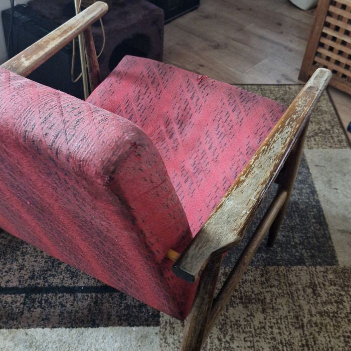 Fotel lisek z prl