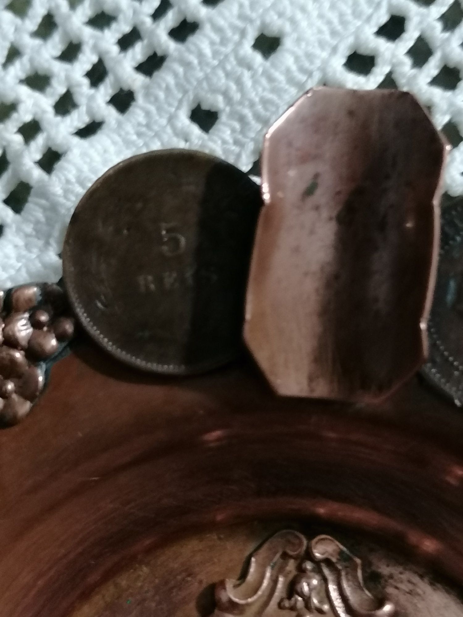 Cinzeiro antiguidade cobre