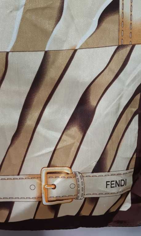 Fendi шелковый шарф