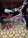 Bicicleta minnie com rodas de apoio toimsa R12"