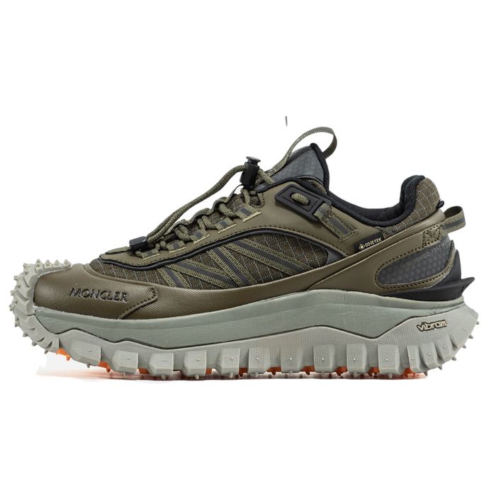 Кроссовки мужские термо Moncler Trailgrip Gore-Tex 40-45р Khaki Black