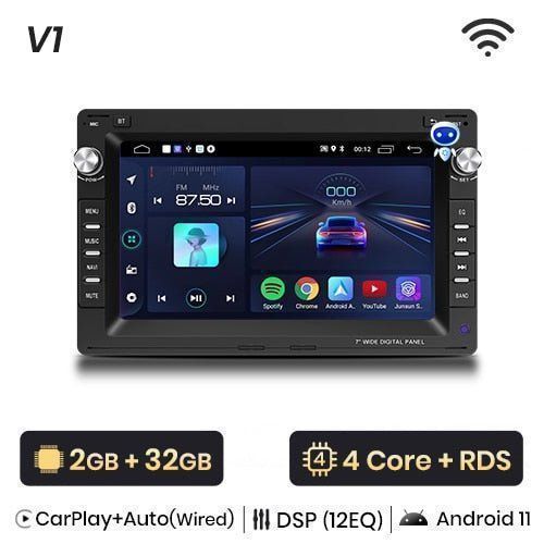 Radio nawigacja VW Golf 4 Passat POLO T5 Seat Jetta Android 2GB 32GB 2