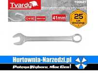 Klucz 41mm płasko-oczkowy satynowany Cr-V 41mm, klucz płaski 41mm