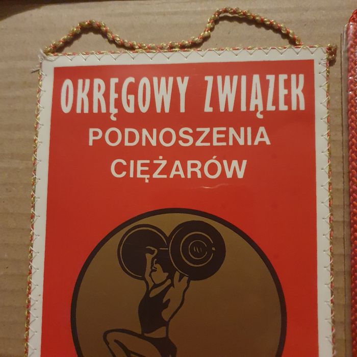 Komplet proporczyków podnoszenie ciężarów Lublin(OK)