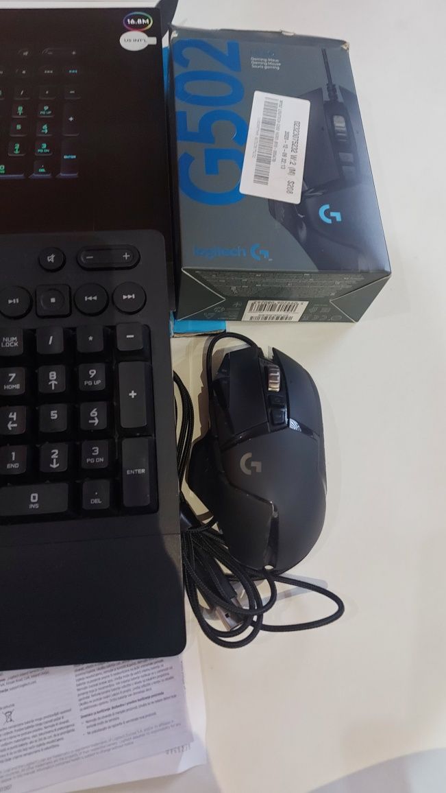 Zestaw klawiatura i myszka LogitechG