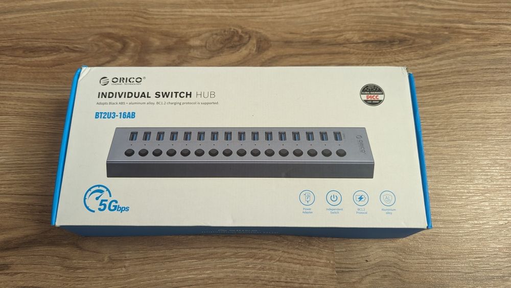 Хаб концентратор Orico 16 3.0 USB