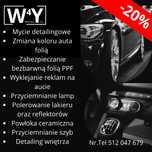 Zmiana koloru auta / Folia PPF/ Przyciemnianie szyb /Autodetailing