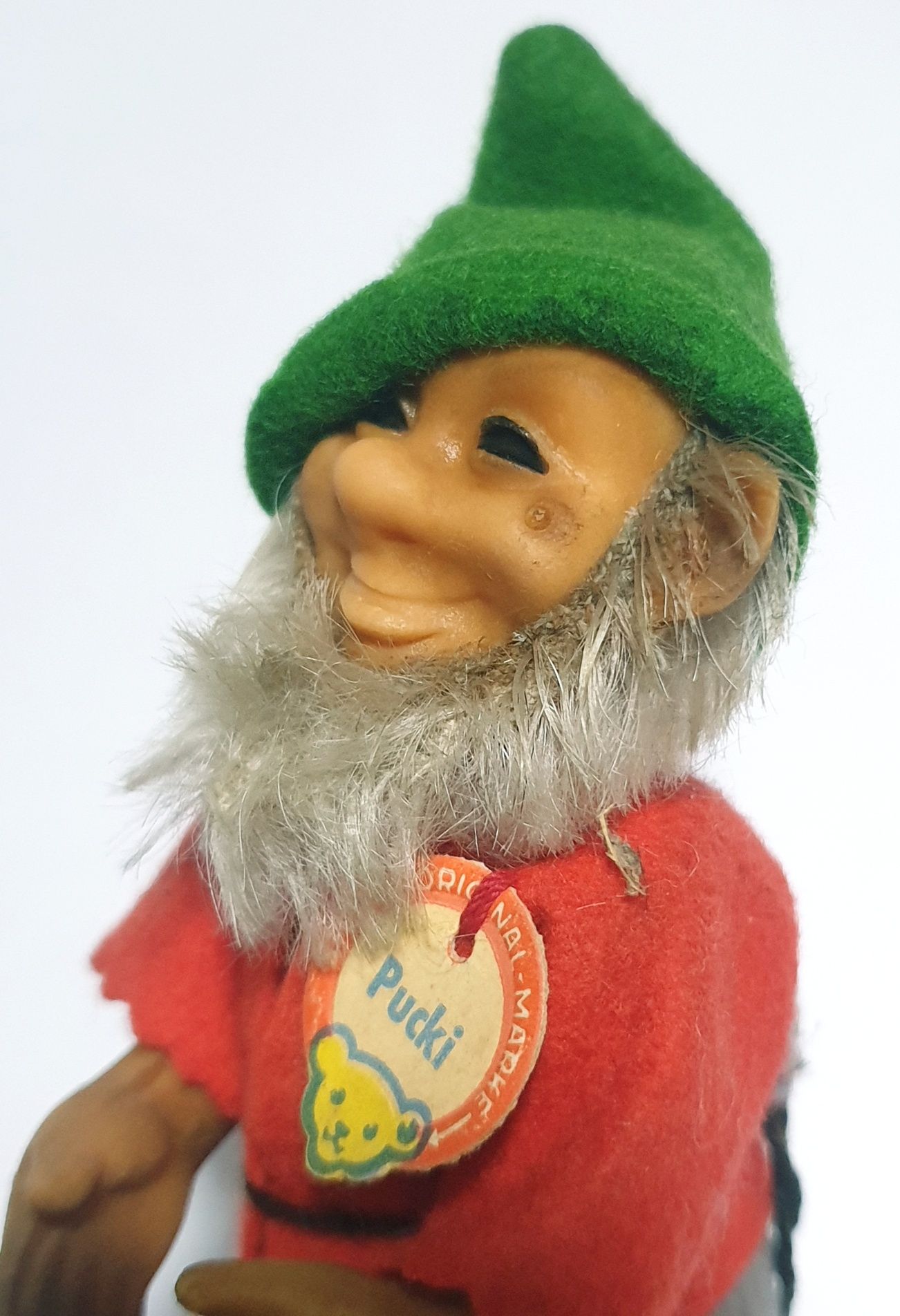 Antigo boneco anão "Pucki" de Margarete Steiff Alemanha