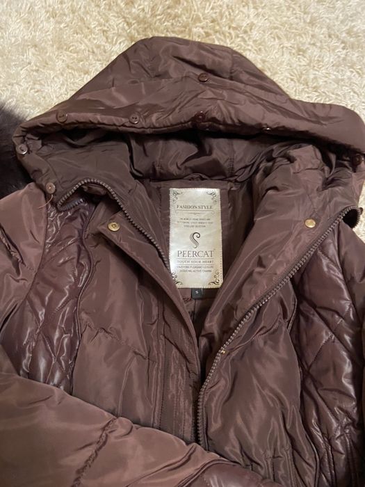 Зимний пуховик пальто