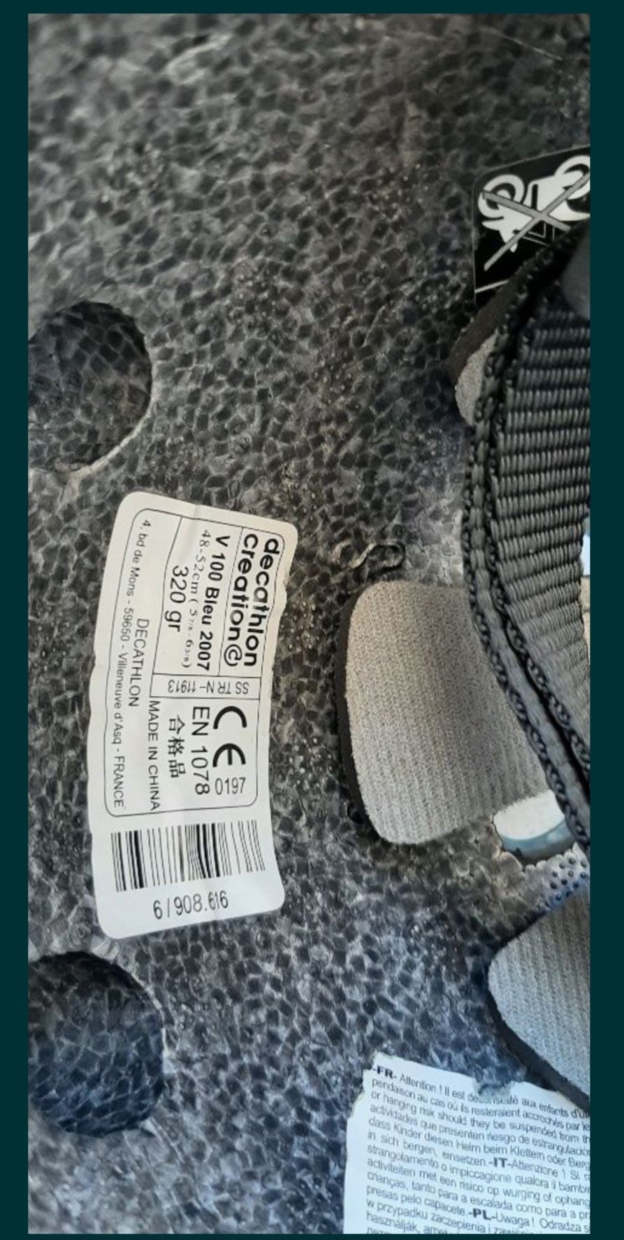 Capacete de crianca p/trotineta, patins em linha, skate ou bicicleta