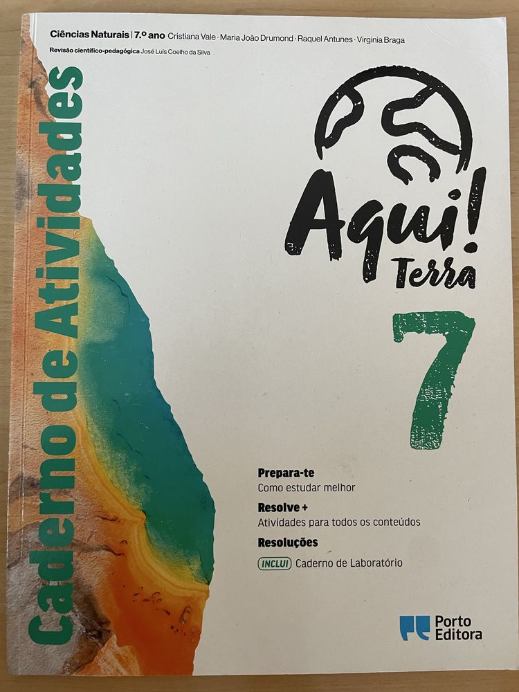Livro actividades Ciencias Naturais 7 ano - como novo