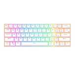 Klawiatura Mechaniczna Royal Kludge Rk61 Rgb, Brown Switch (Biała)