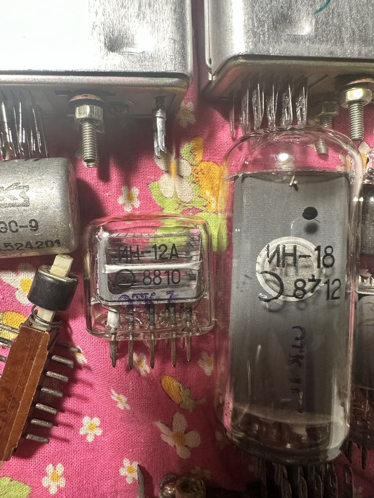 Лампы ин-18, ин-14, ин-12а, 6р4п