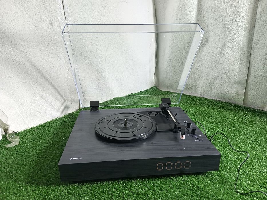 auna TT-Classic Chrono, gramofon, pokrywa ochronna, Bluetooth, głośnik