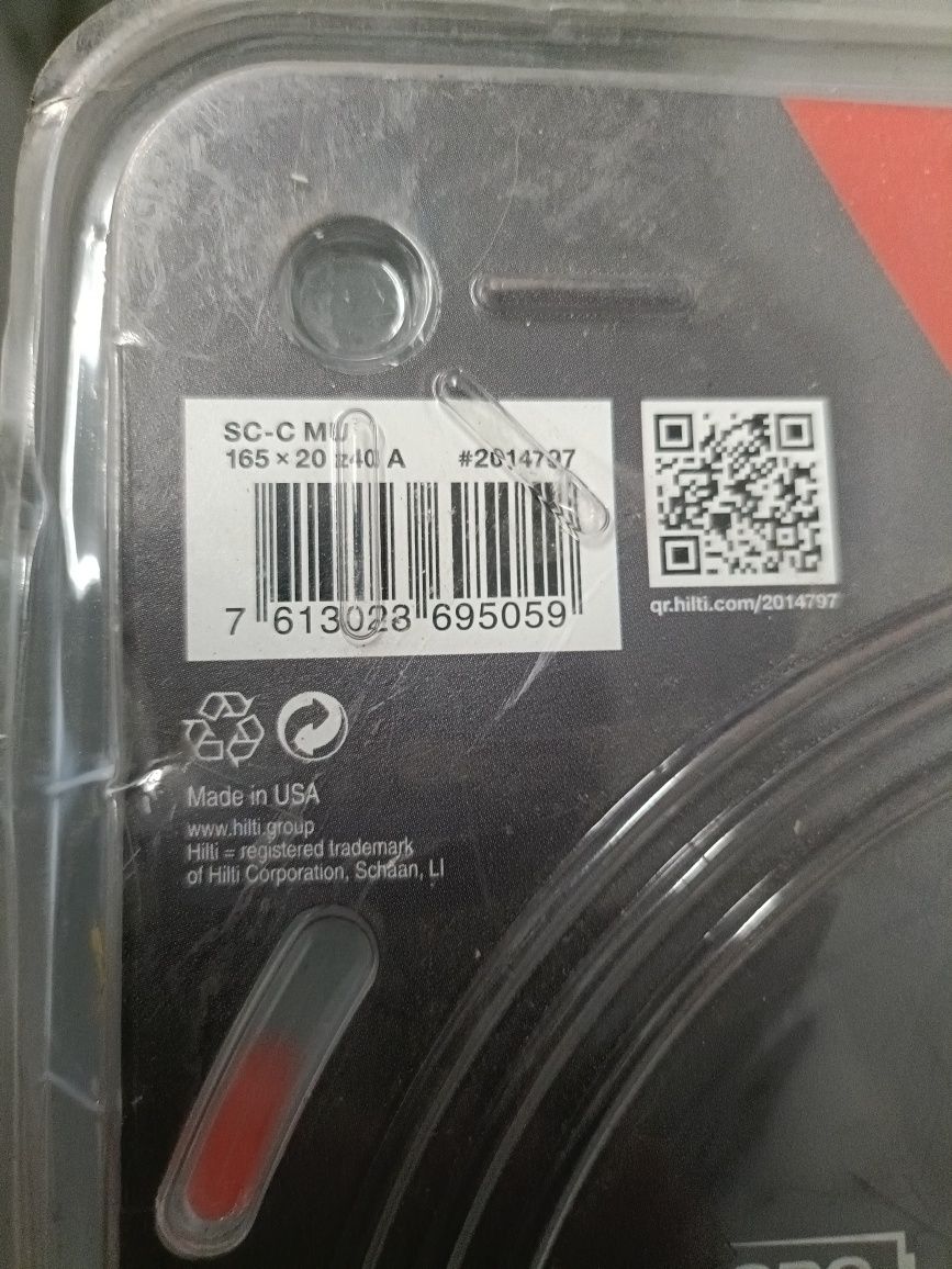 Hilti - tarcza do cięcia metalu