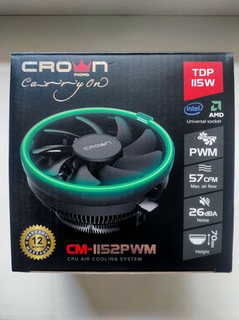 Кулер Crown CM-1150PWM