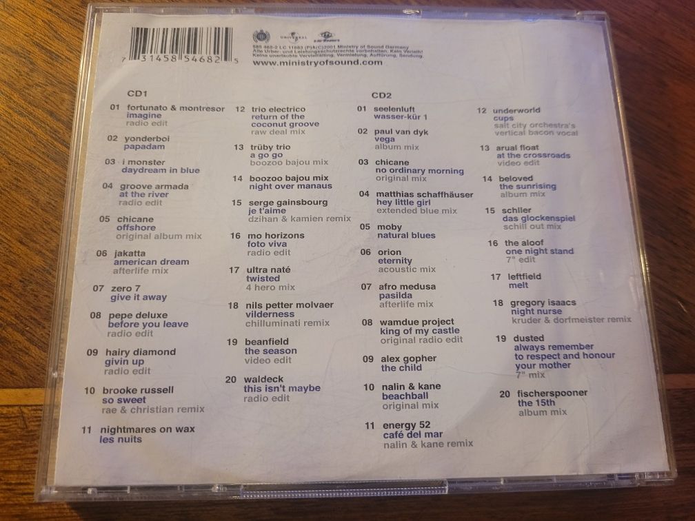 CDx2 The Chillout Guide /kompilacja/ 2001 Ministry of Sound unofficial