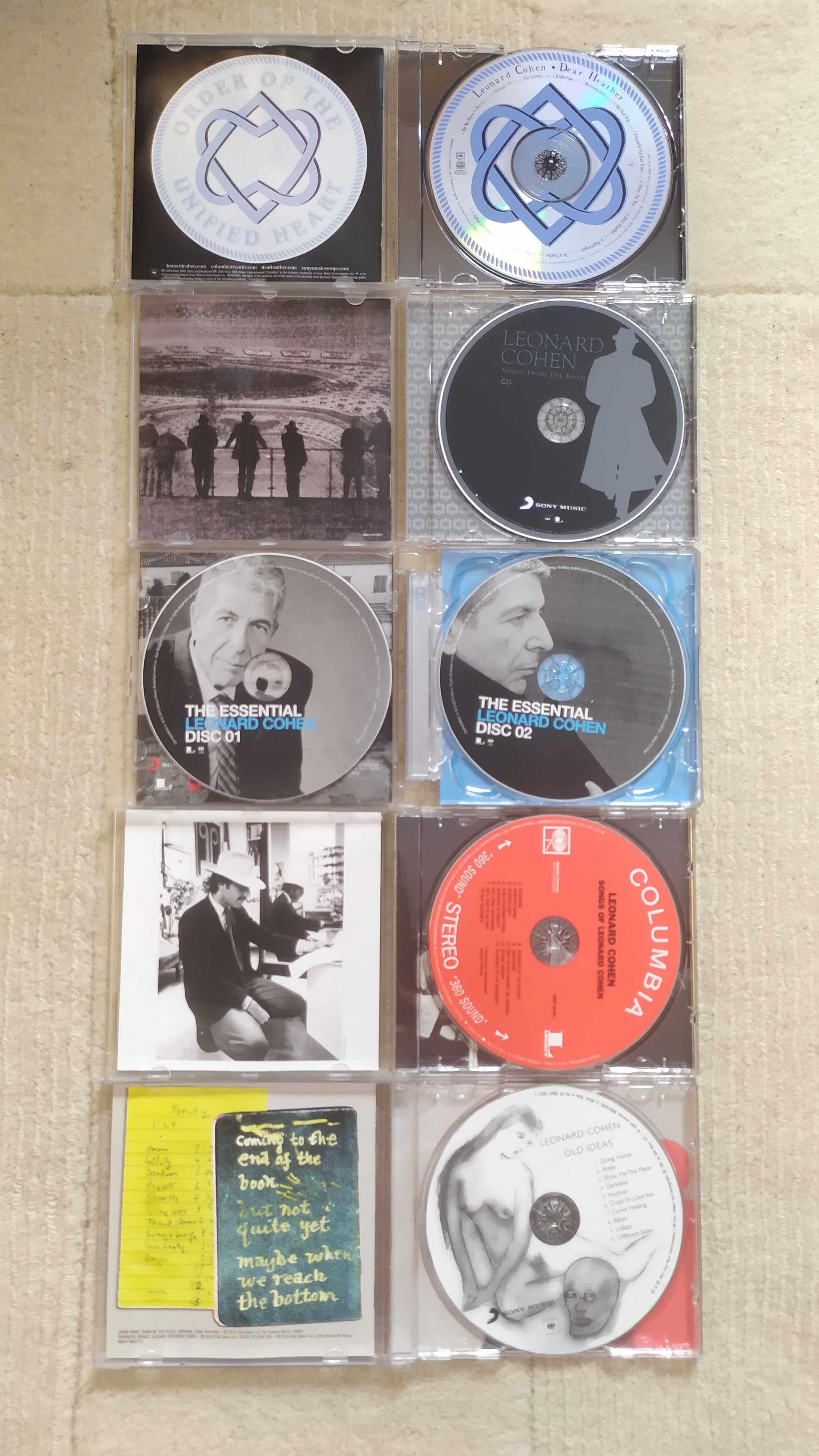 5 płyt CD Leonarda Cohena