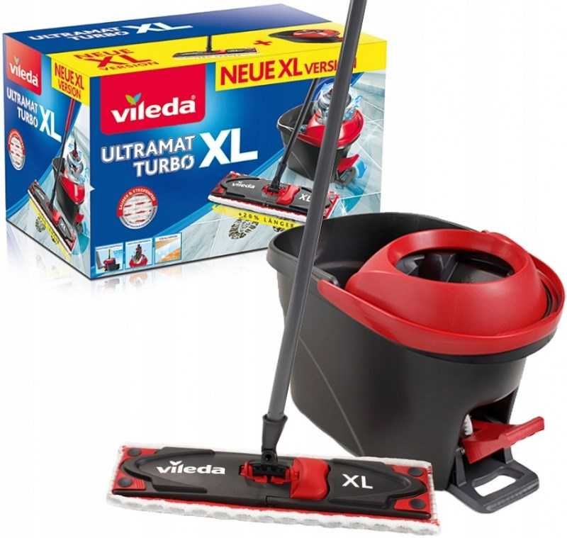 Wiadro i mop płaski Vileda Ultramax Turbo XL 42 cm