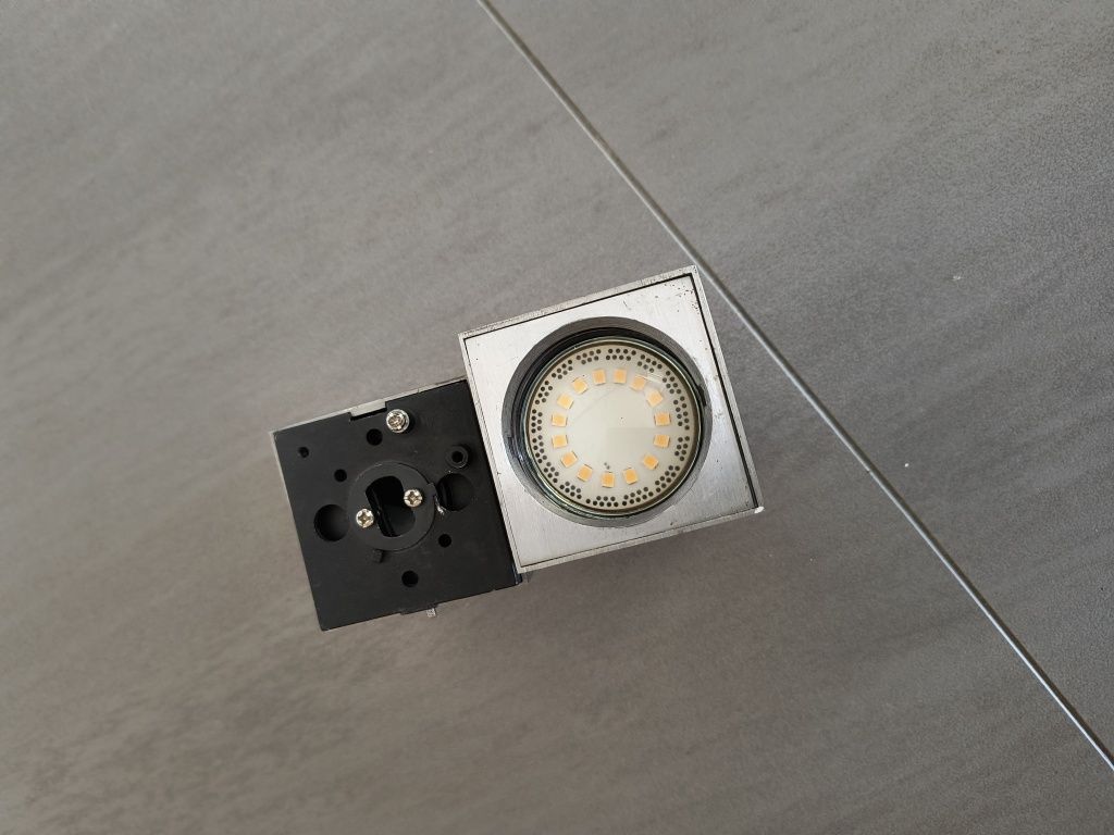 Lampy reflektory spotlight stalowe komplet 3