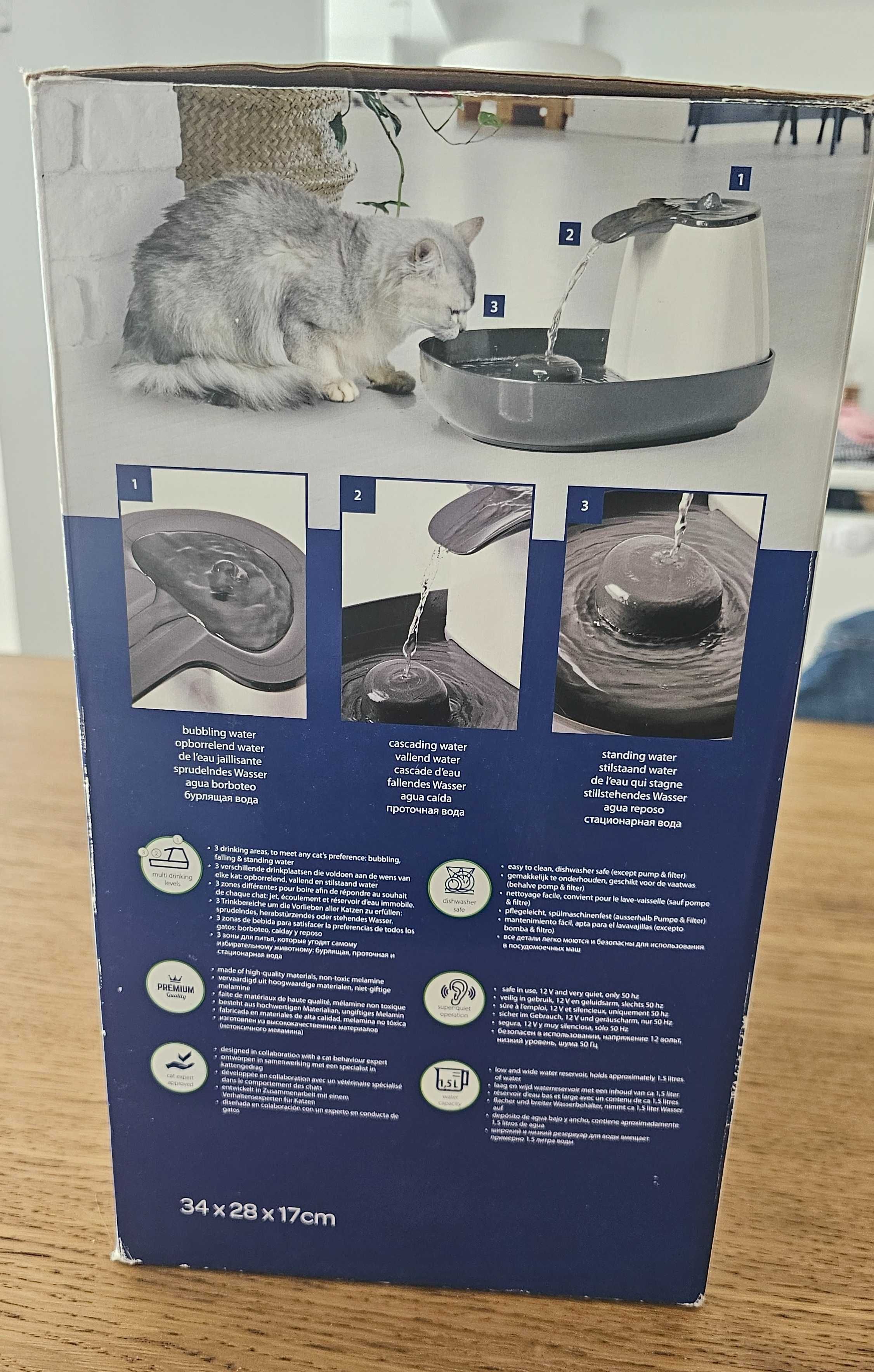 Savic Bebedouro Gato/Cão Drinking Fountain Cascade 1.5L