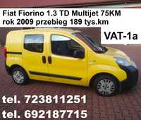 Fiat Fiorino  Fiat Fiorino 1.3 D Multijet 75KM 189 tys.km VAT-1a silnik 1,3 JTD